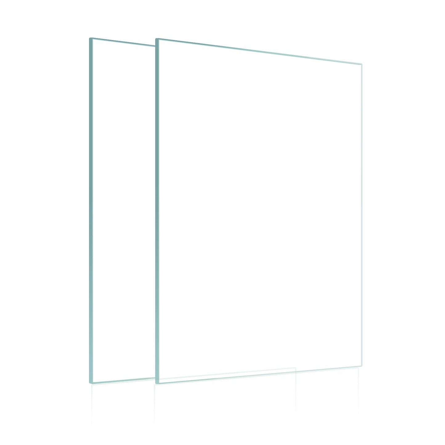 Egofine 11x14 Heat-Strengthened Glass Replacement for Picture Frame (Crystal Clear, 2 Pack), Replacement Glass for 11 by 14 Photo Frame