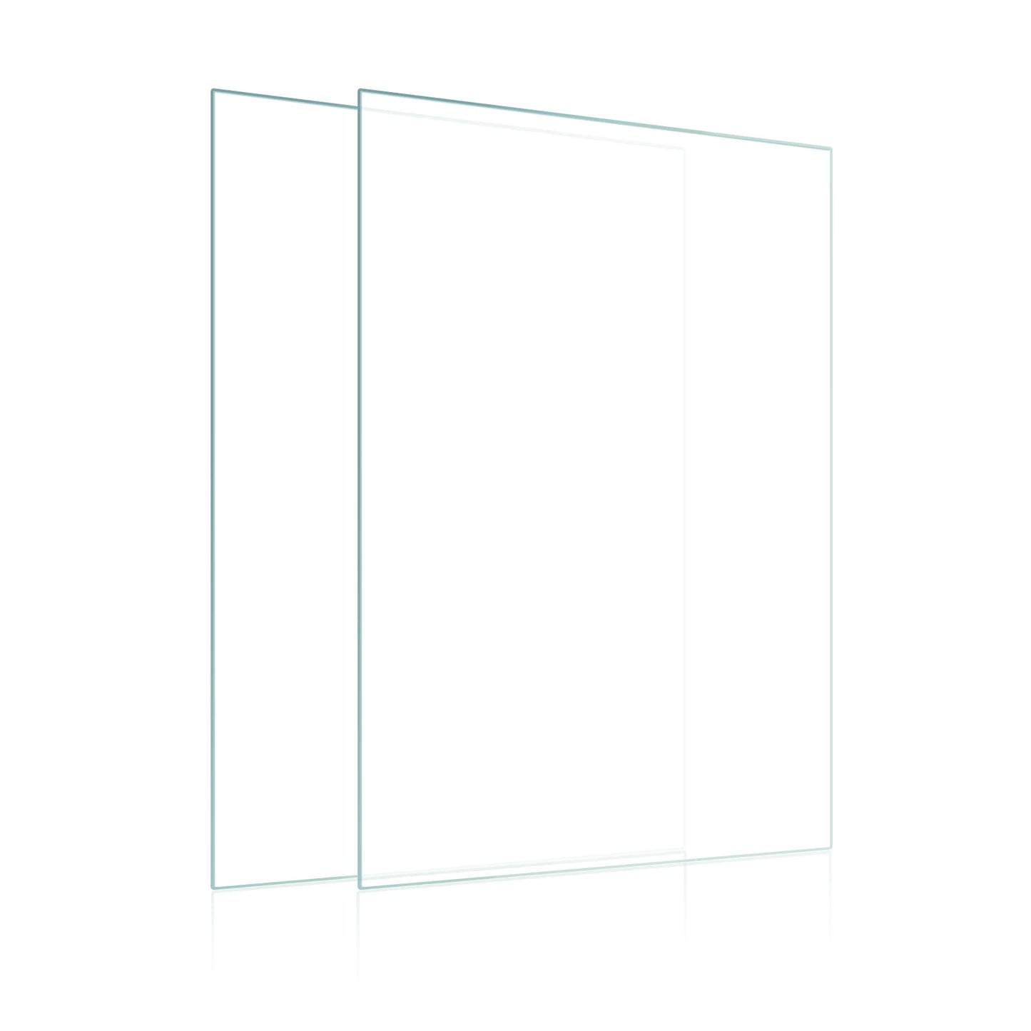 Egofine 11x14 Heat-Strengthened Glass Replacement for Picture Frame (Crystal Clear, 2 Pack), Replacement Glass for 11 by 14 Photo Frame