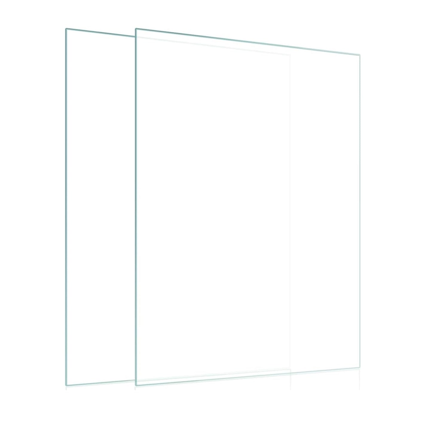 Egofine 11x14 Heat-Strengthened Glass Replacement for Picture Frame (Crystal Clear, 2 Pack), Replacement Glass for 11 by 14 Photo Frame