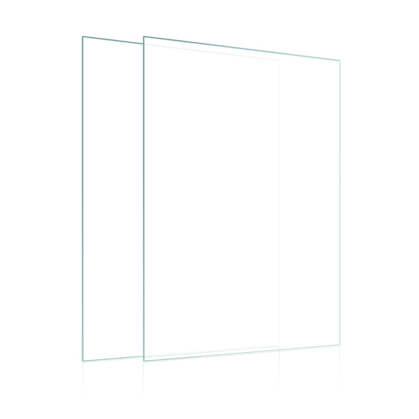 Egofine 11x14 Heat-Strengthened Glass Replacement for Picture Frame (Crystal Clear, 2 Pack), Replacement Glass for 11 by 14 Photo Frame