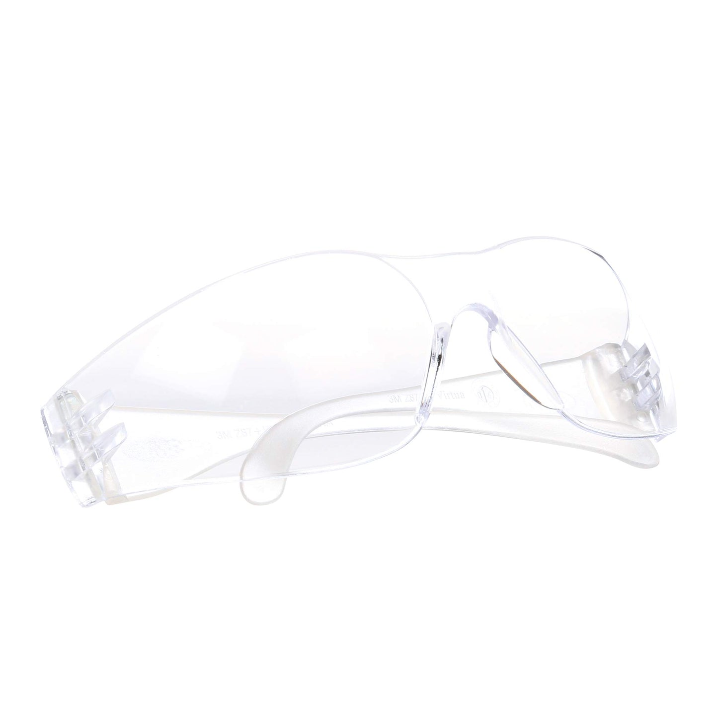 3M Safety Glasses, Virtua, 20 Pair, ANSI Z87, Unisex, Anti-Fog, Scratch Resistant, Clear Lens, Clear Frame, Affordable Eye Protection, Lightweight, Wraparound Coverage