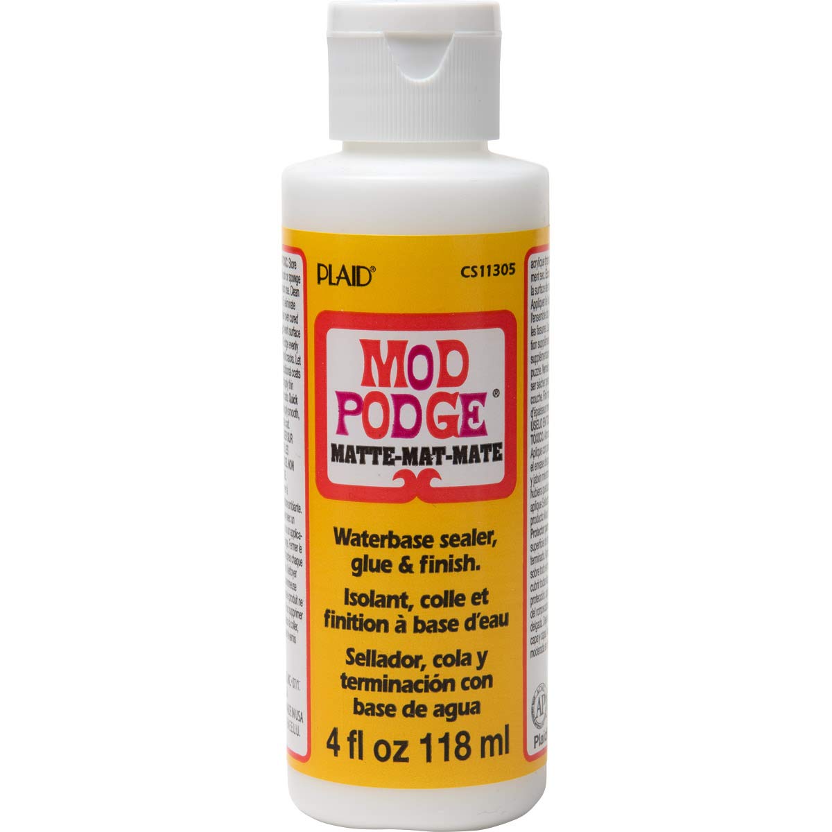 Mod Podge Matte Sealer, Glue & Finish: All-in-One Craft Solution- Quick Dry, Easy Clean, for Wood, Paper, Fabric & More. Non-Toxic - Craft with Confidence, Made in USA, 32 oz., Pack of 1