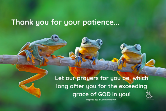 2 COR 9:14 ThankYOU Postcard