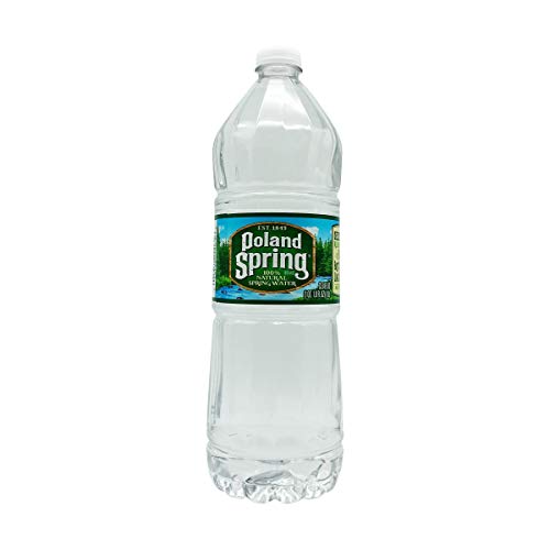 Poland Spring Brand 100% Natural Spring Water, 16.9 oz Plastic Bottles (Pack of 24)