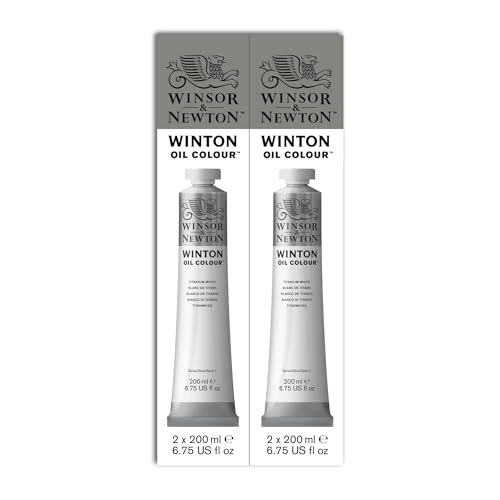 Winsor & Newton Winton Oil Color, 200ml (6.75-oz) Tube, Titanium White