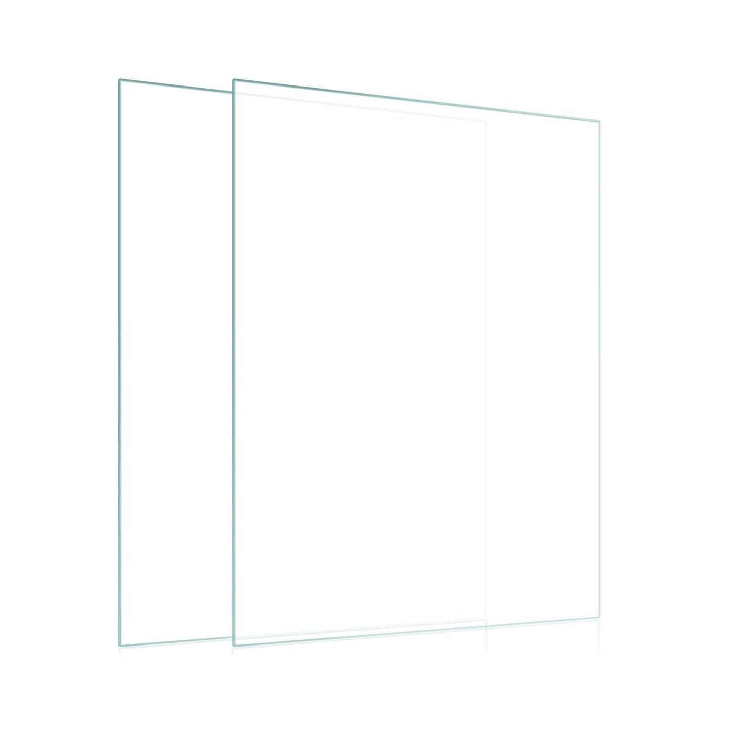 Egofine 11x14 Heat-Strengthened Glass Replacement for Picture Frame (Crystal Clear, 2 Pack), Replacement Glass for 11 by 14 Photo Frame