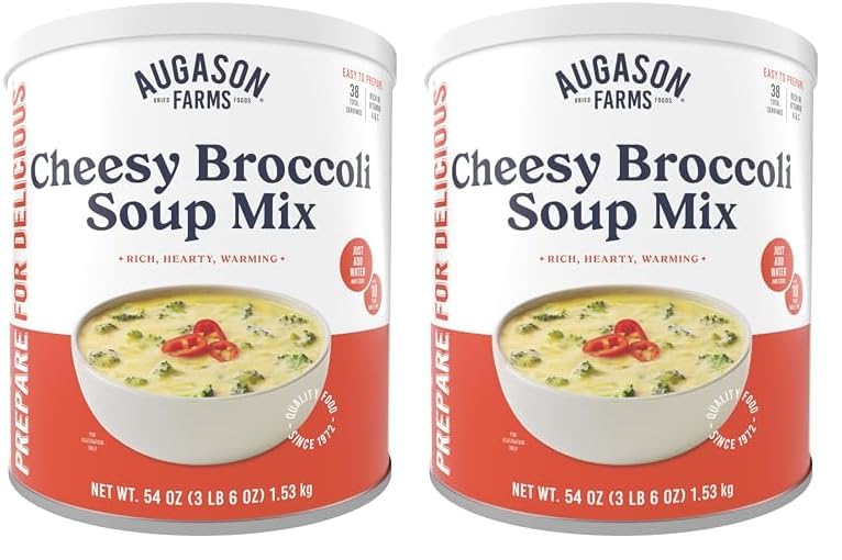 Augason Farms Creamy Potato Soup Mix Can, Emergency Food Supply, Everyday Meals, 36 Servings