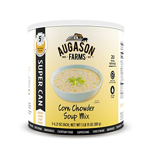 Augason Farms Creamy Potato Soup Mix Can, Emergency Food Supply, Everyday Meals, 36 Servings