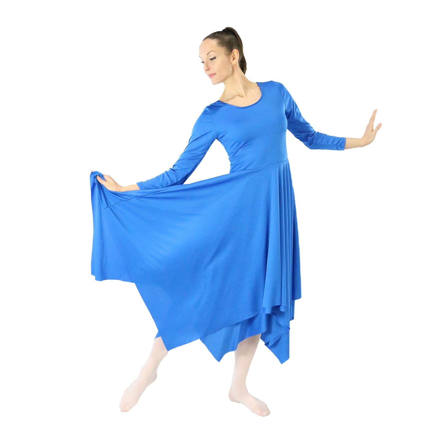 Danzcue Womens Celebration of Spirit Long Sleeve Dance Dress