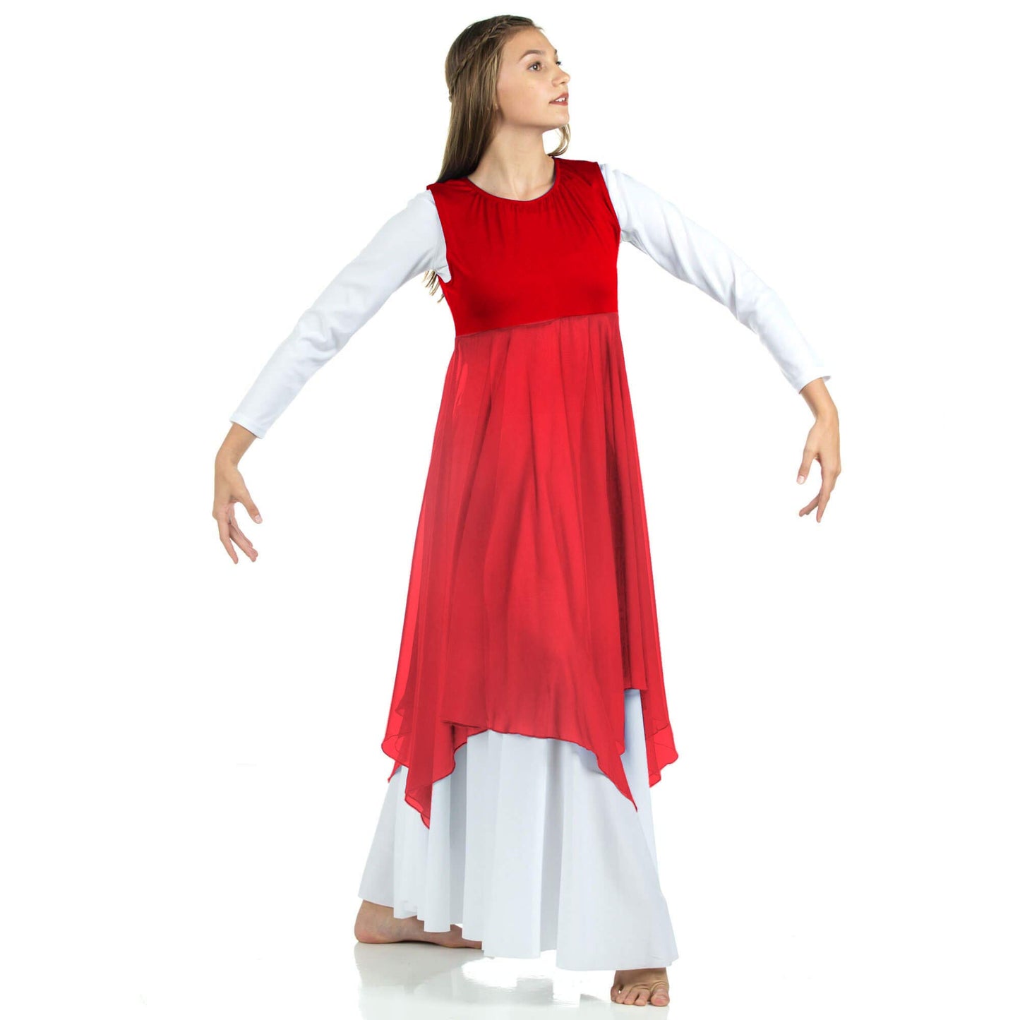 Danzcue Womens Worship Praise Dance Pullover Vest