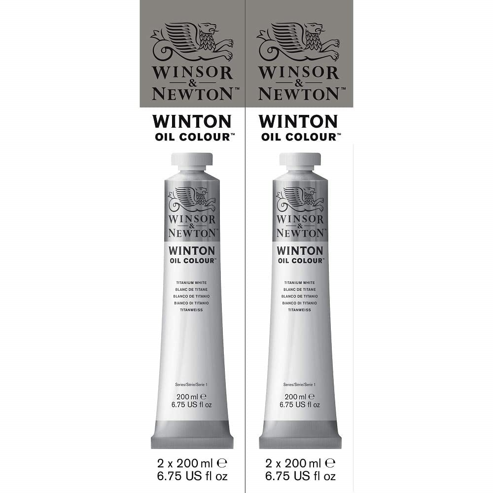 Winsor & Newton Winton Oil Color, 200ml (6.75-oz) Tube, Titanium White