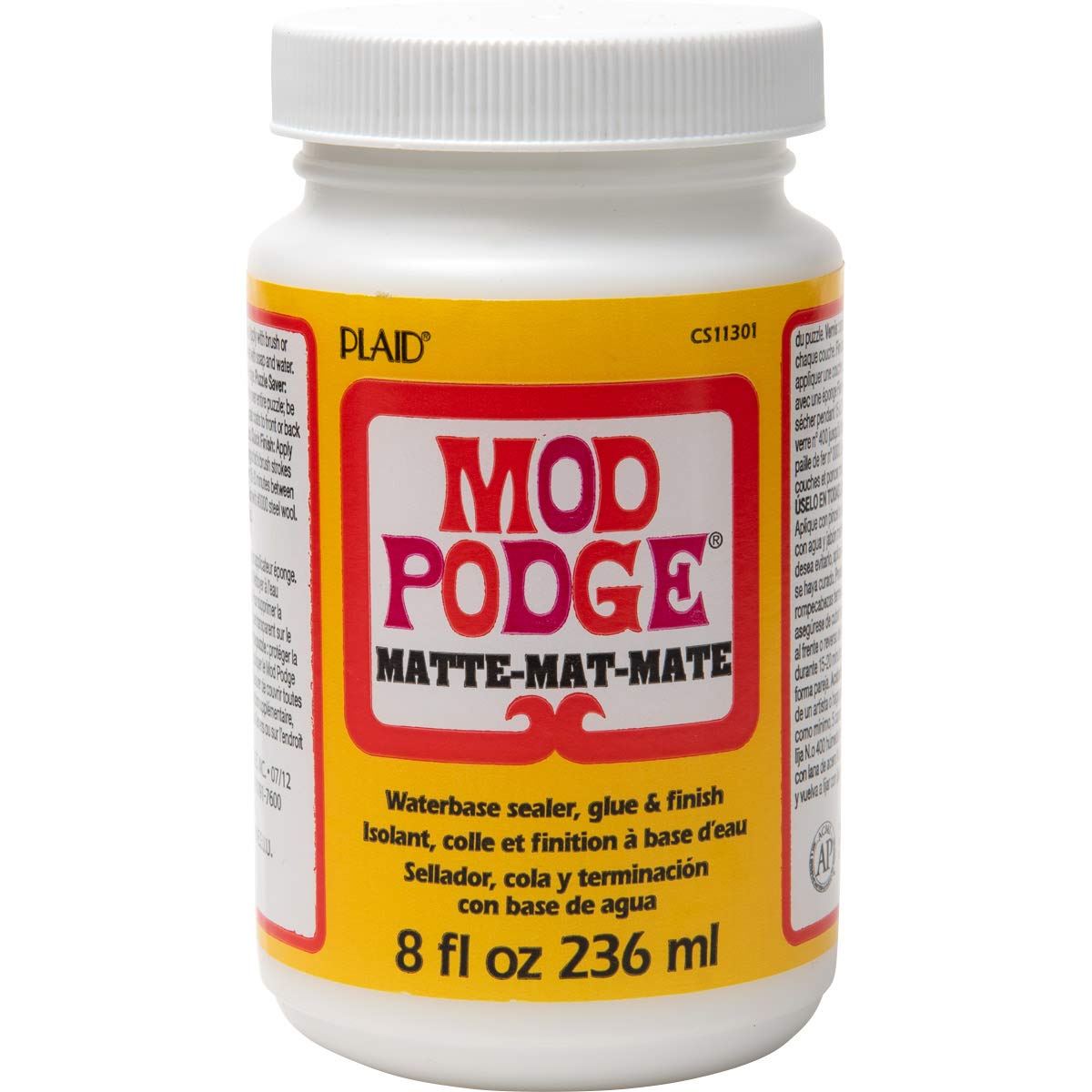 Mod Podge Matte Sealer, Glue & Finish: All-in-One Craft Solution- Quick Dry, Easy Clean, for Wood, Paper, Fabric & More. Non-Toxic - Craft with Confidence, Made in USA, 32 oz., Pack of 1