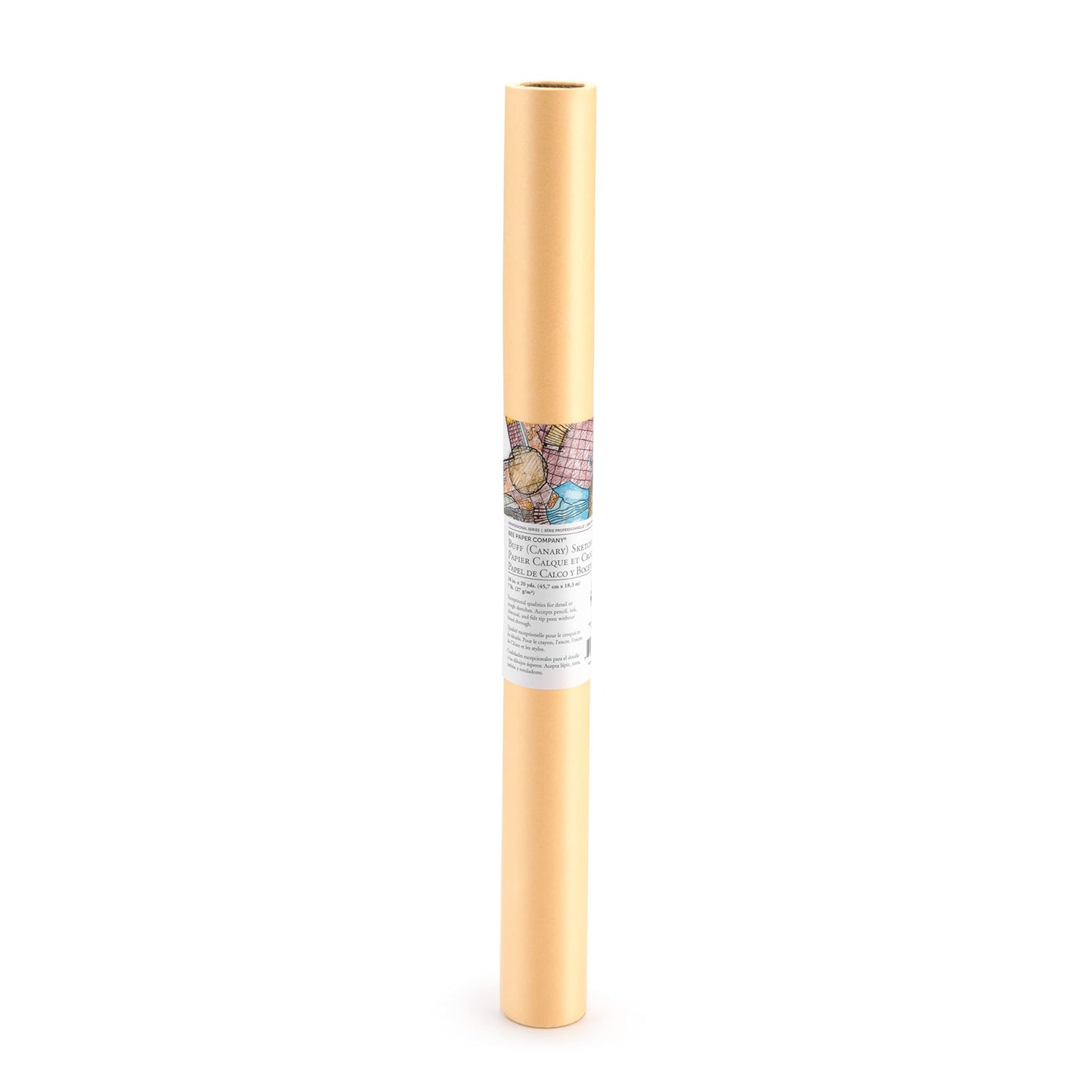 Bee Paper White Sketch and Trace Roll, 18-Inch by 20-Yards