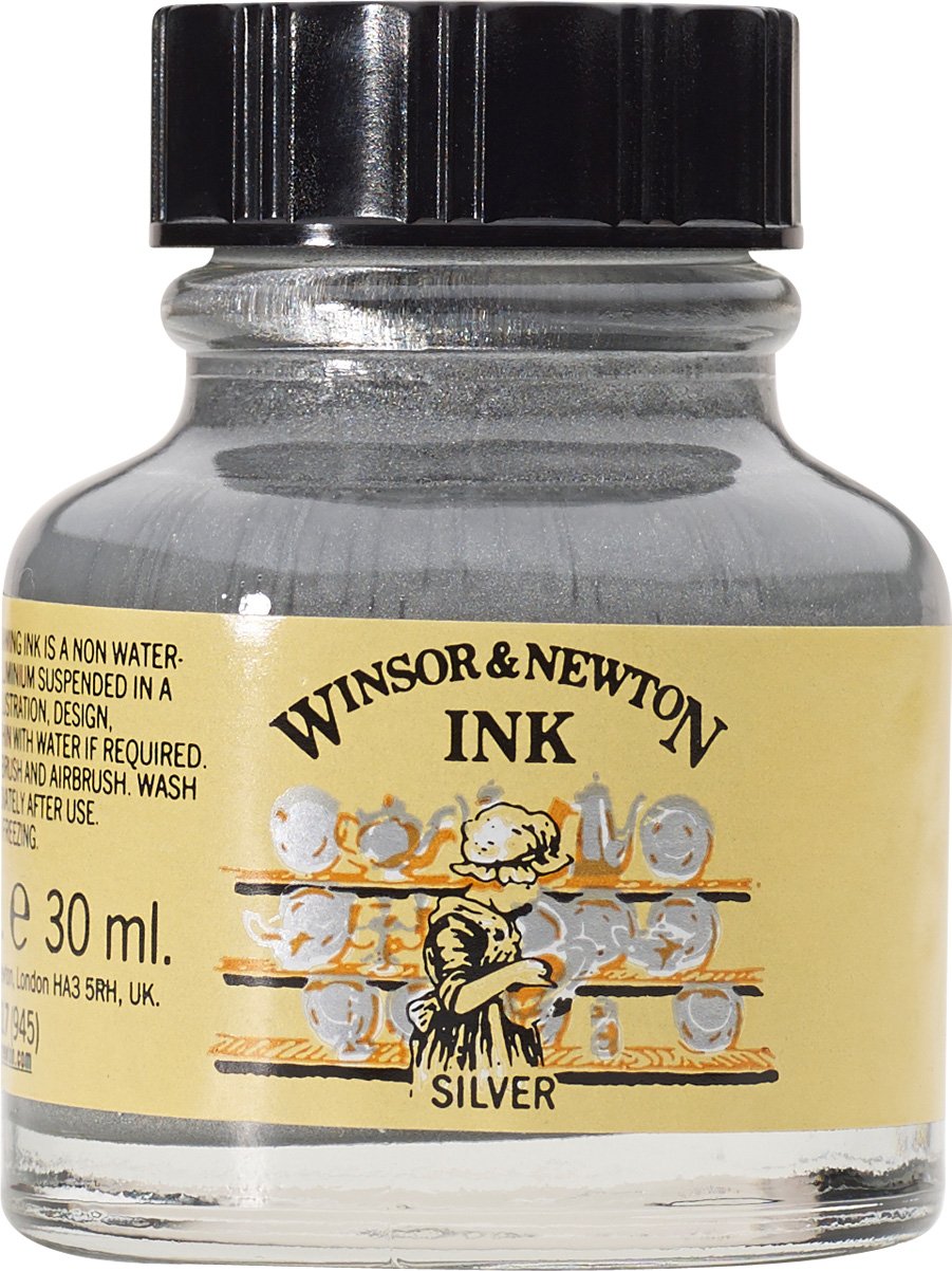 Winsor & Newton Drawing Ink, 14ml Bottle, Liquid Indian Ink