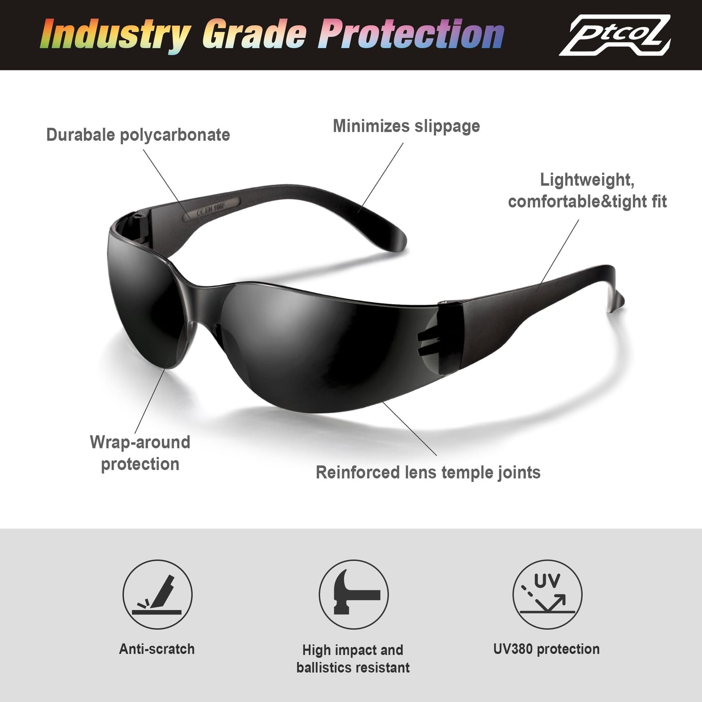 28 Pack Safety Glasses Crystal Clear (Bulk Pack of 24+4) Unisex Anti-Scratch Protective Goggles Impact Resistant Lens Eyewear with ANSI Z87.1 Certified for Construction, Shooting and Laboratory