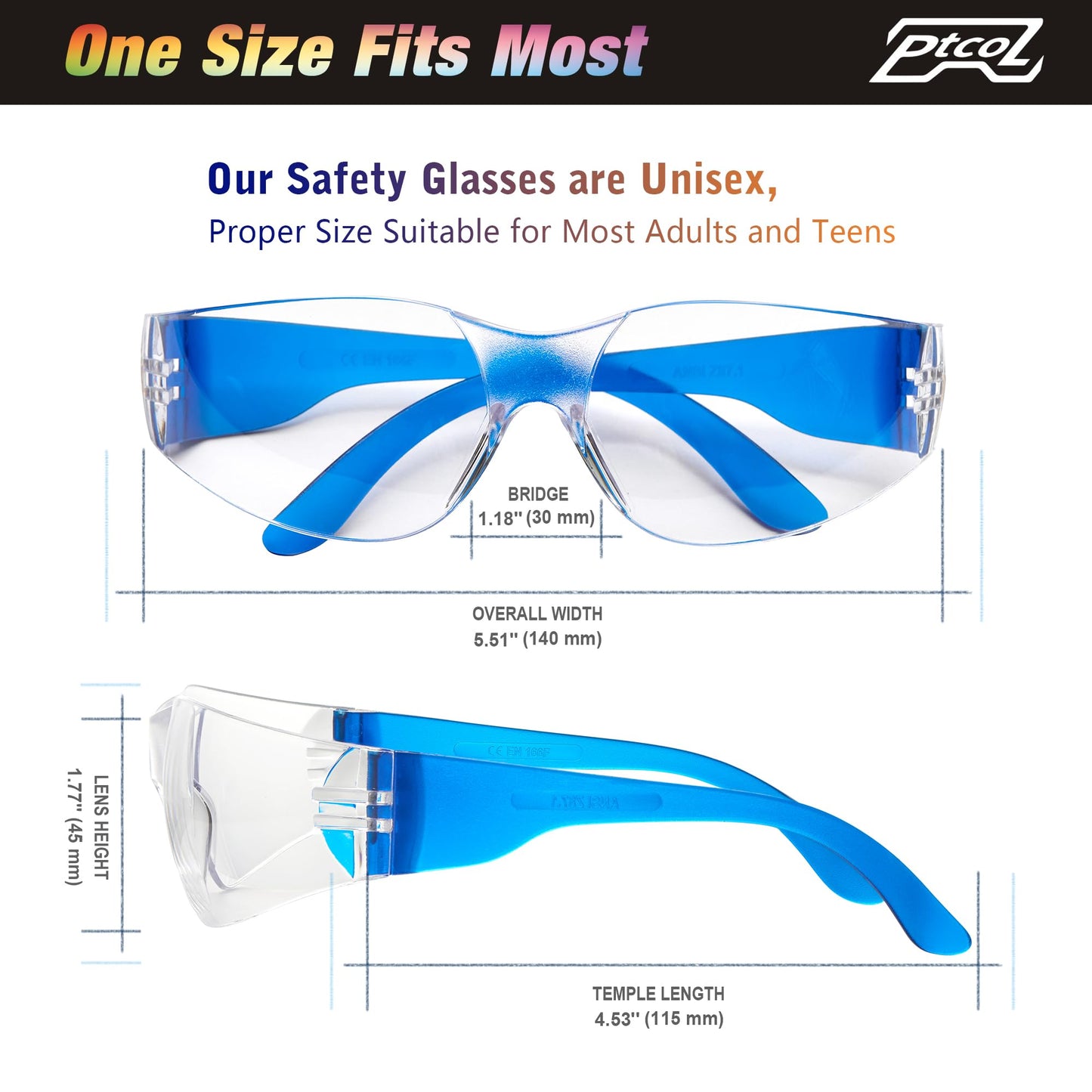 28 Pack Safety Glasses Crystal Clear (Bulk Pack of 24+4) Unisex Anti-Scratch Protective Goggles Impact Resistant Lens Eyewear with ANSI Z87.1 Certified for Construction, Shooting and Laboratory