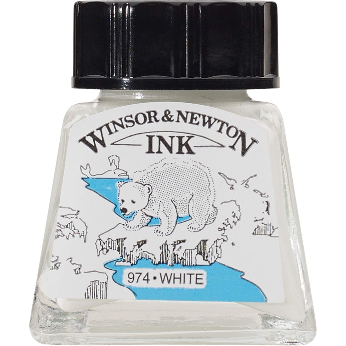 Winsor & Newton Drawing Ink, 14ml Bottle, Liquid Indian Ink