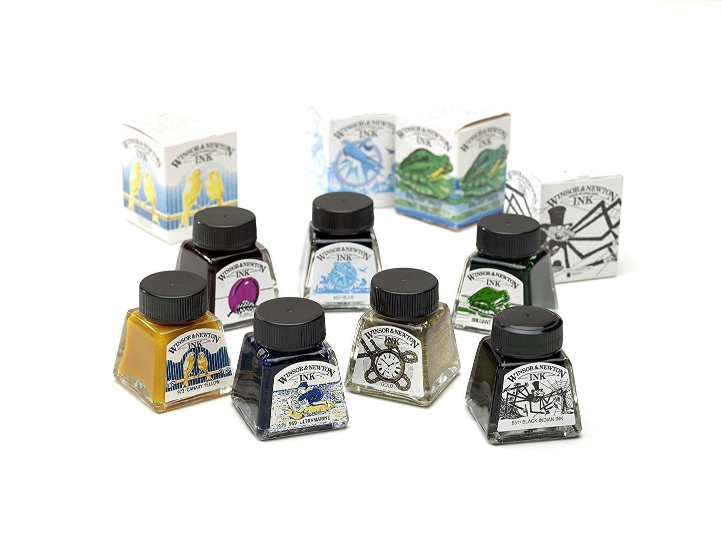 Winsor & Newton Drawing Ink, 14ml Bottle, Liquid Indian Ink