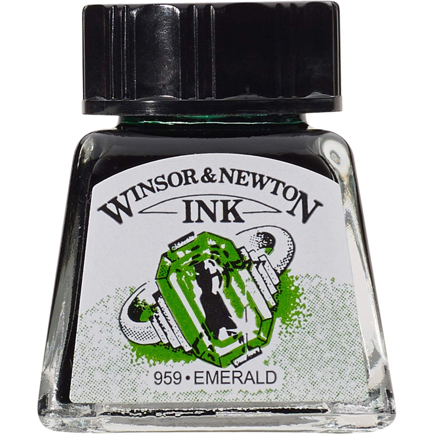 Winsor & Newton Drawing Ink, 14ml Bottle, Liquid Indian Ink