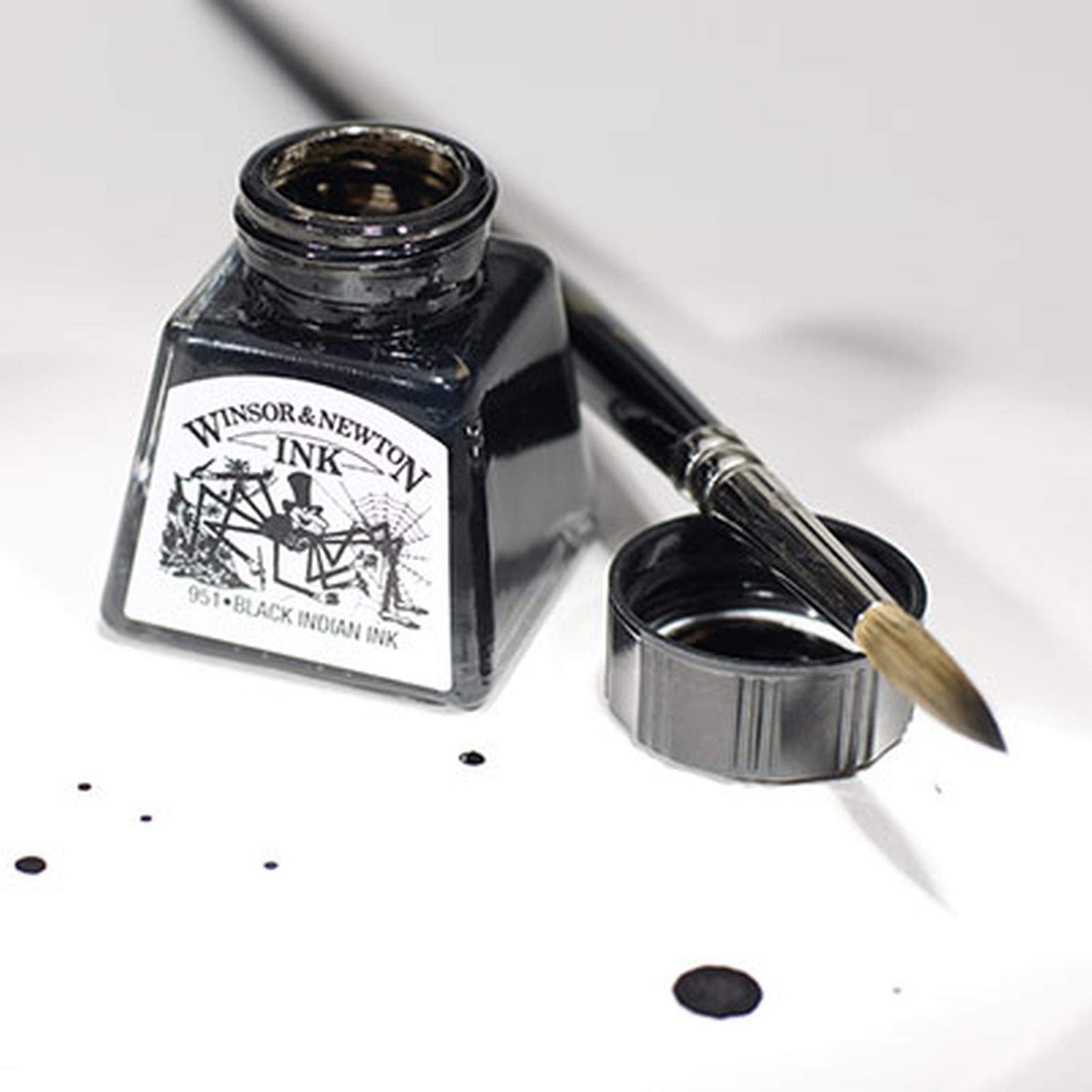 Winsor & Newton Drawing Ink, 14ml Bottle, Liquid Indian Ink