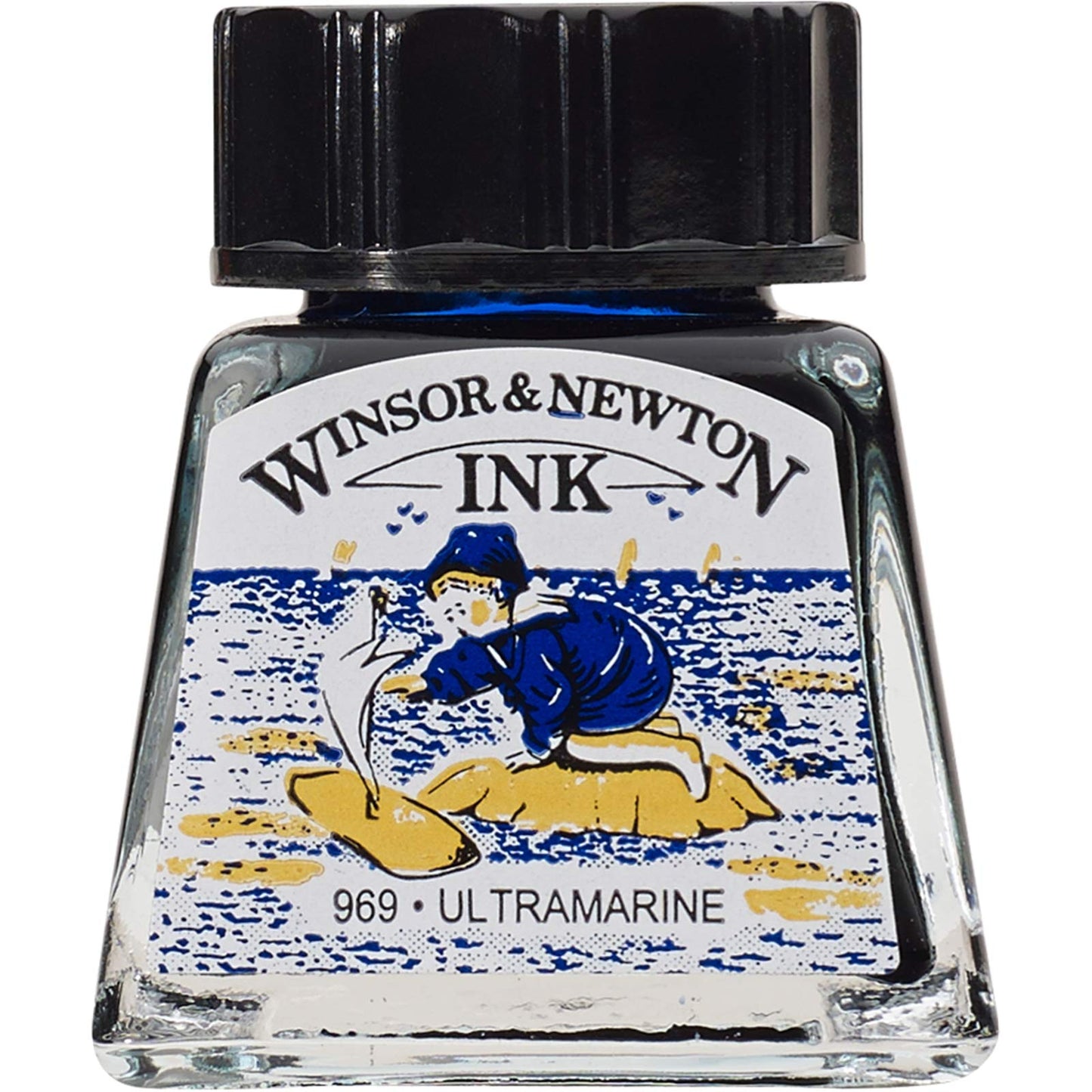 Winsor & Newton Drawing Ink, 14ml Bottle, Liquid Indian Ink