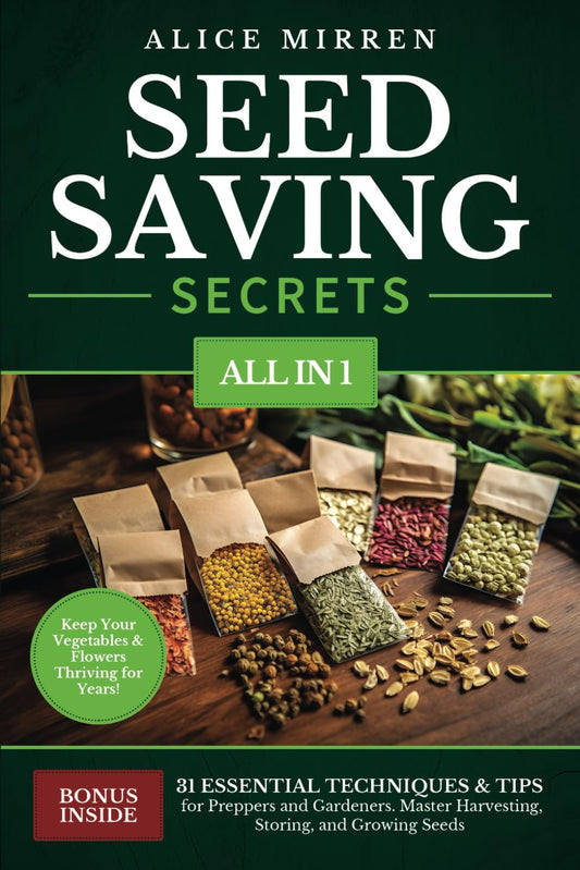 Seed Saving Secrets [All-in-1]: 31 Essential Techniques & Tips for Preppers and Gardeners. Master Harvesting, Storing, and Growing Seeds - Keep Your Vegetables & Flowers Thriving for Years!