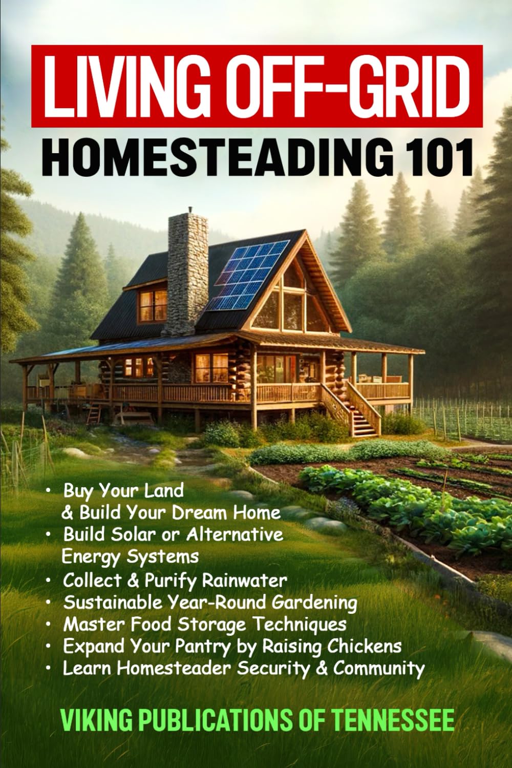 LIVING OFF-GRID HOMESTEADING 101: Buy Your Land & Build Your Dream House, Build Solar or Alternative Energy Systems, Collect & Purify Rainwater, ... Expand Your Pantry by Raising Chickens, Lea