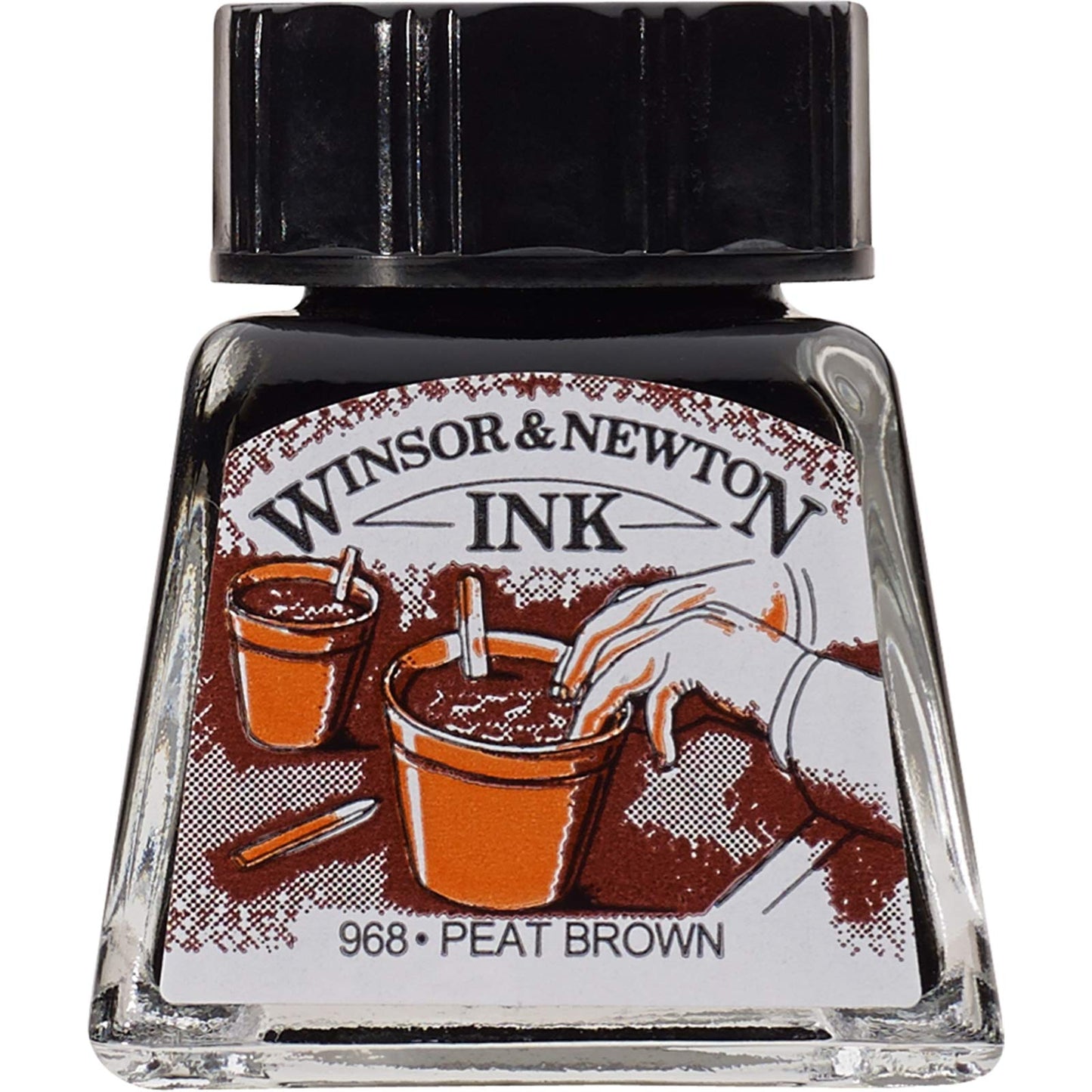 Winsor & Newton Drawing Ink, 14ml Bottle, Liquid Indian Ink